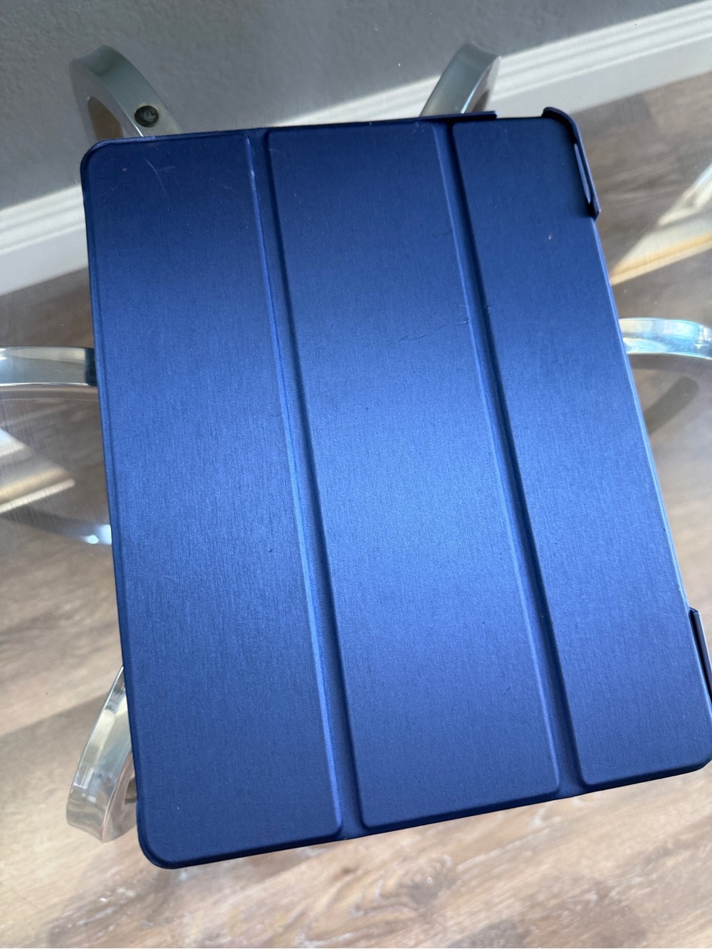 Blue iPad Pro Tablet Folio Case with Tri-Fold Stand